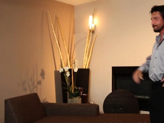 Bigtitted massage babes fucked in ffm trio