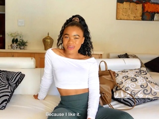 Cute Black Babe Anal in Amateur Casting