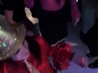 Gals are sharing their luscious zeppelins during party