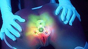 Secretcrush4k – Glowing Neon Babe Teases Your Cock With Her Perfect Body