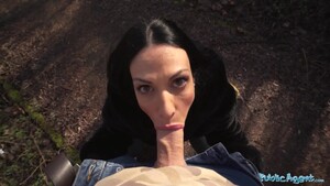 Public Agent Nice Italian Milf Orgasms in Public