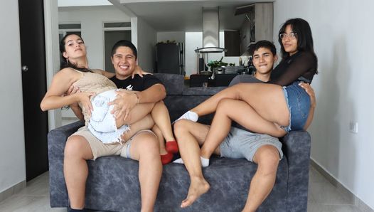 couple swapping and wild fucking