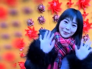 Busty Asian college girl fucked in public