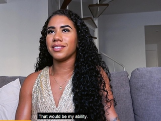 Sex casting of gorgeous Brazilian model