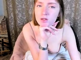 Petite amateur redheaded teen pisses and sucks cock