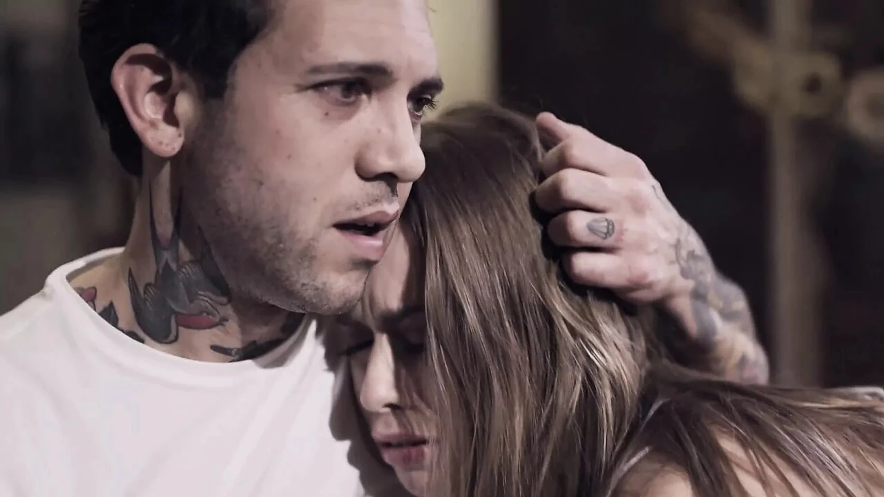 PURE TABOO Stepbrother Catches His Stepsister Fucking Stepdad