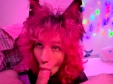 Dino Nuggiess Pet Play Sloppy Blowjob With Deepthroat POV