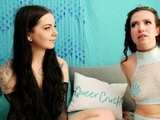 QueerCrush interview with Hazel Paige and Lily Thot